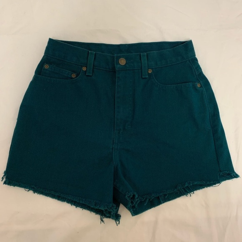 Newport News Blue Jean Shorts High-Waisted